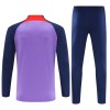 Liverpool Purple Version Training Sweatshirts Quarter-zip 2023-24 Für Kinder